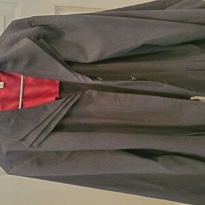 Danny & Nicole Gray Blazer with Red Lining